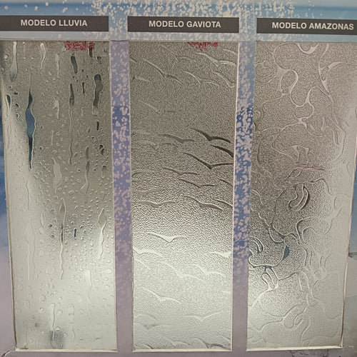 SHOWER DOOR ALUMINIO COLOR TITANIO Y ACRÍLICO AMAZONA
